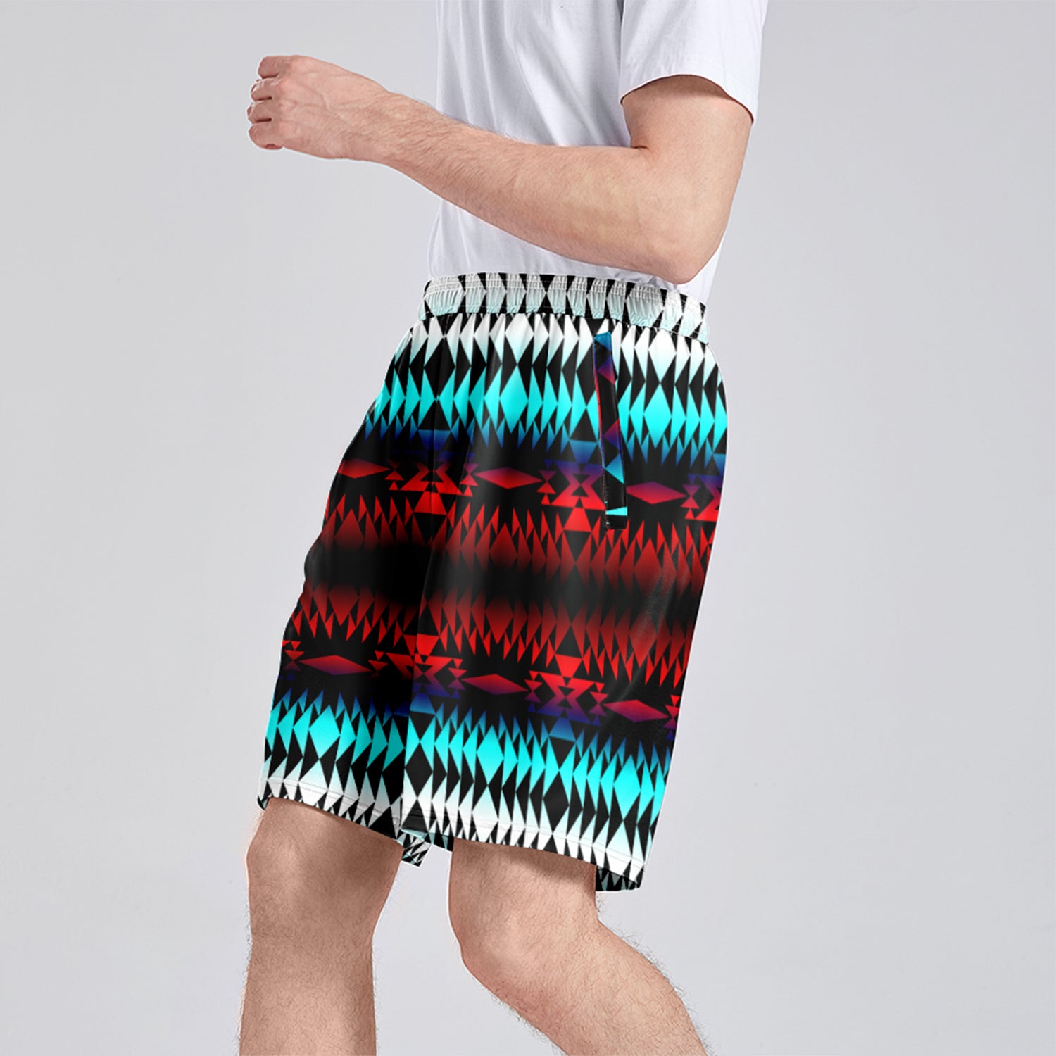 In Between Two Worlds Athletic Shorts with Pockets