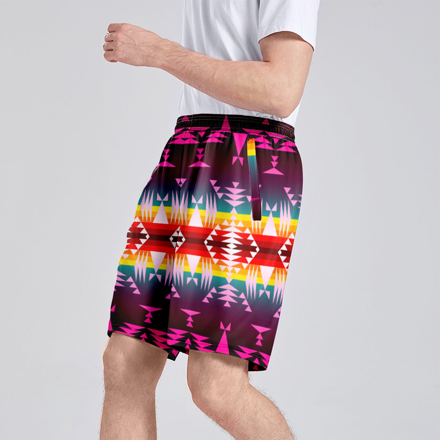 Between the Appalachian Mountains Athletic Shorts with Pockets