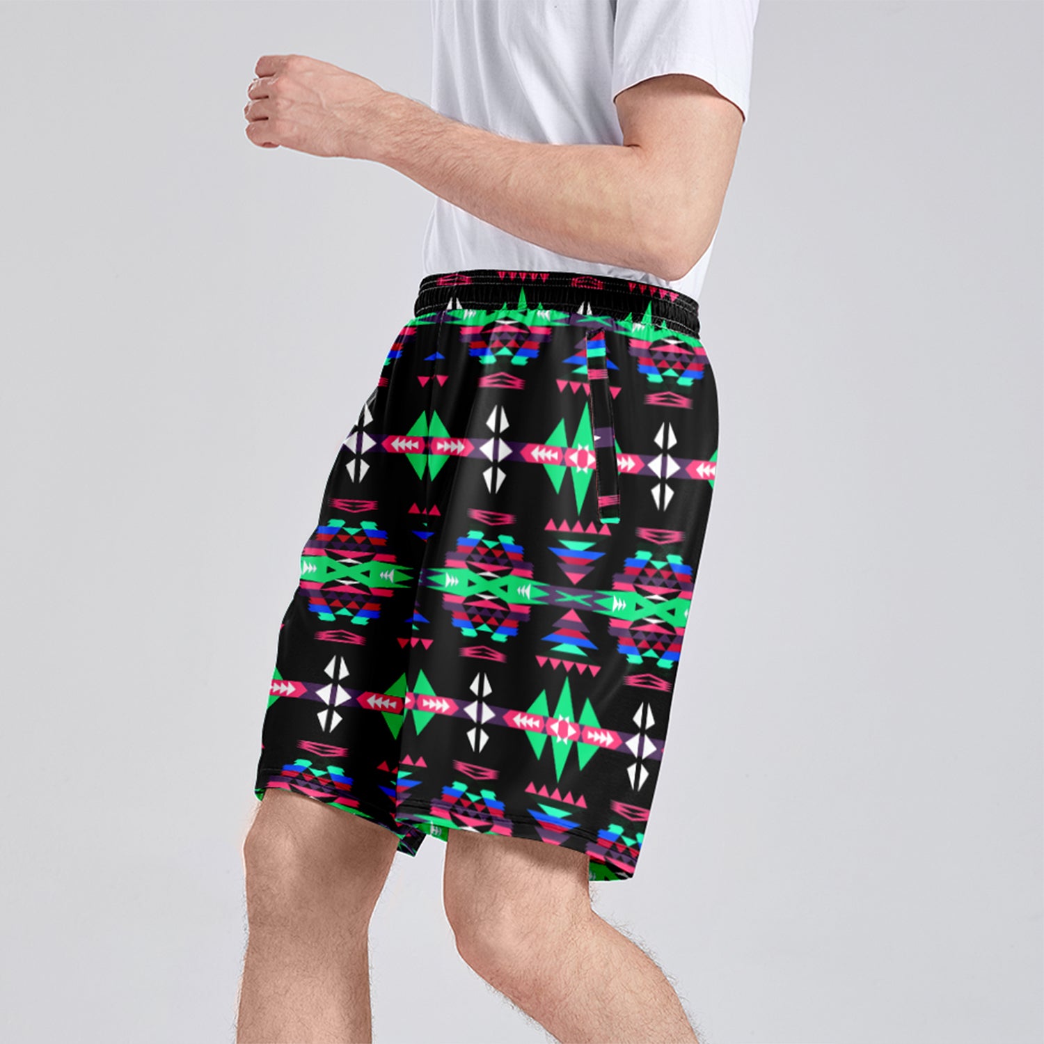 River Trail Journey Athletic Shorts with Pockets