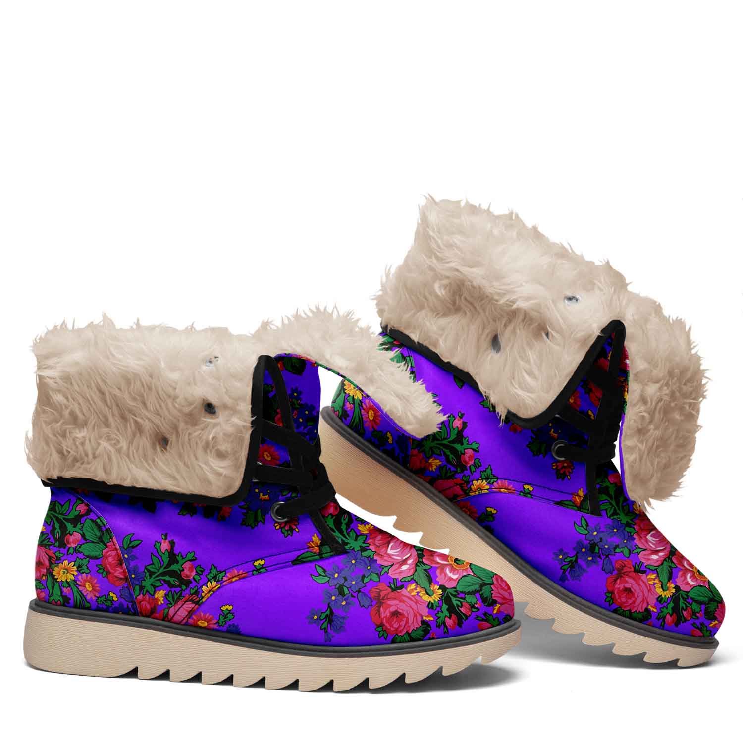 Kokum's Revenge Lilac Polar Winter Boots