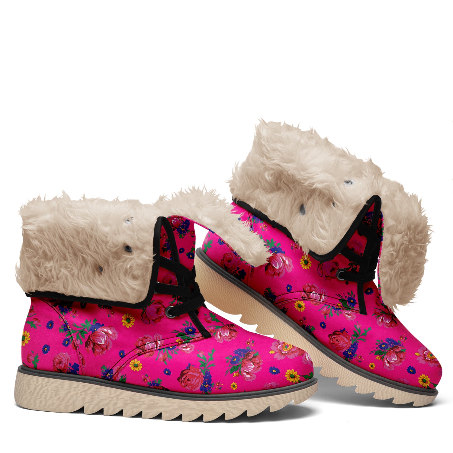 Kokum Ceremony Pink Polar Winter Boots