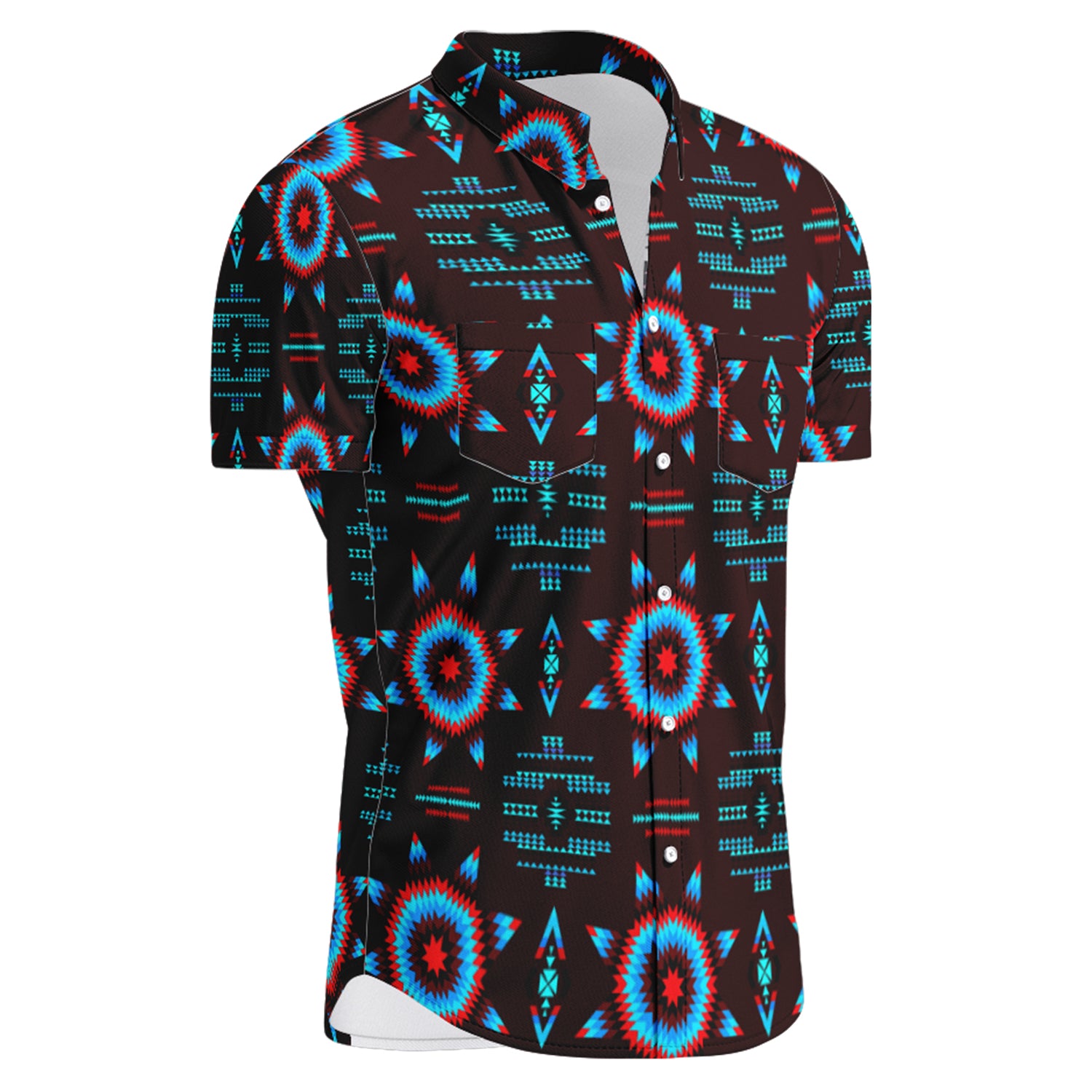Rising Star Hawaiian-Style Button Up Shirt