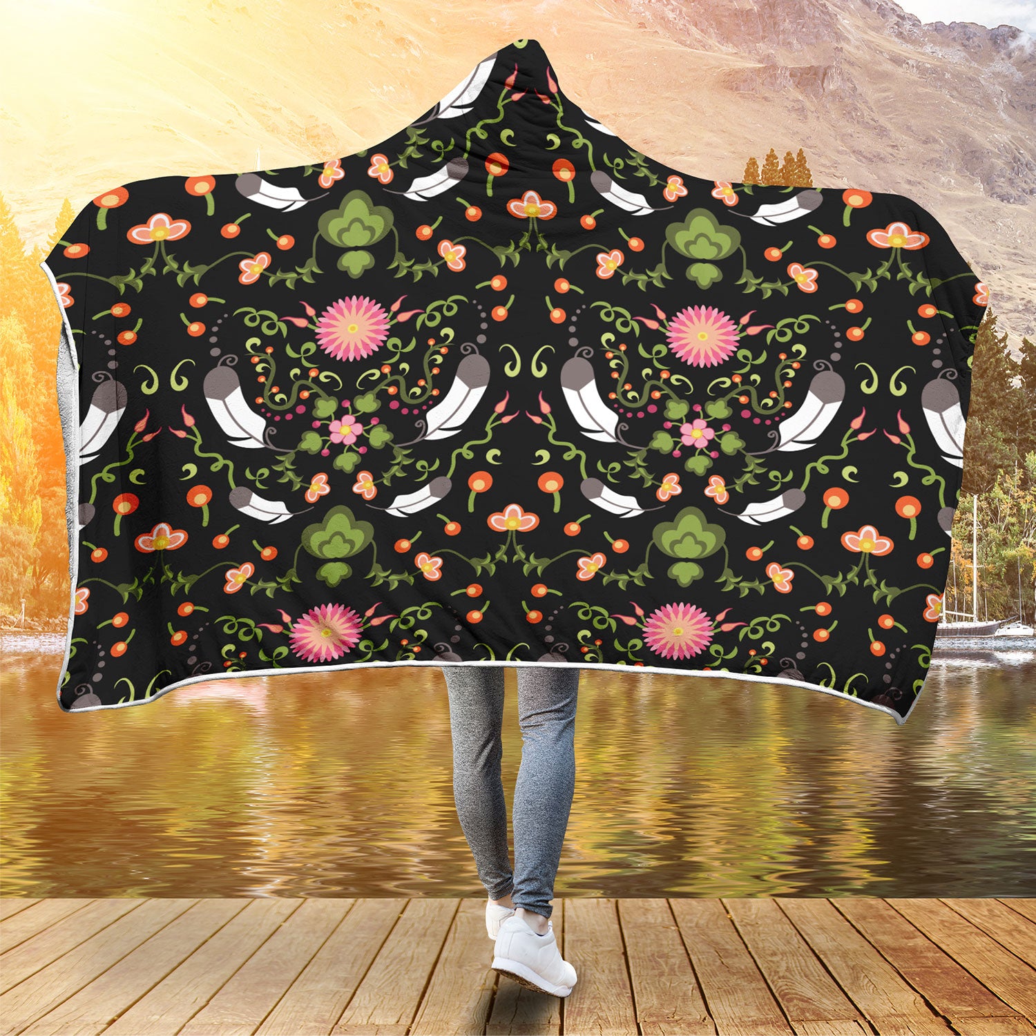 New Growth Hooded Blanket