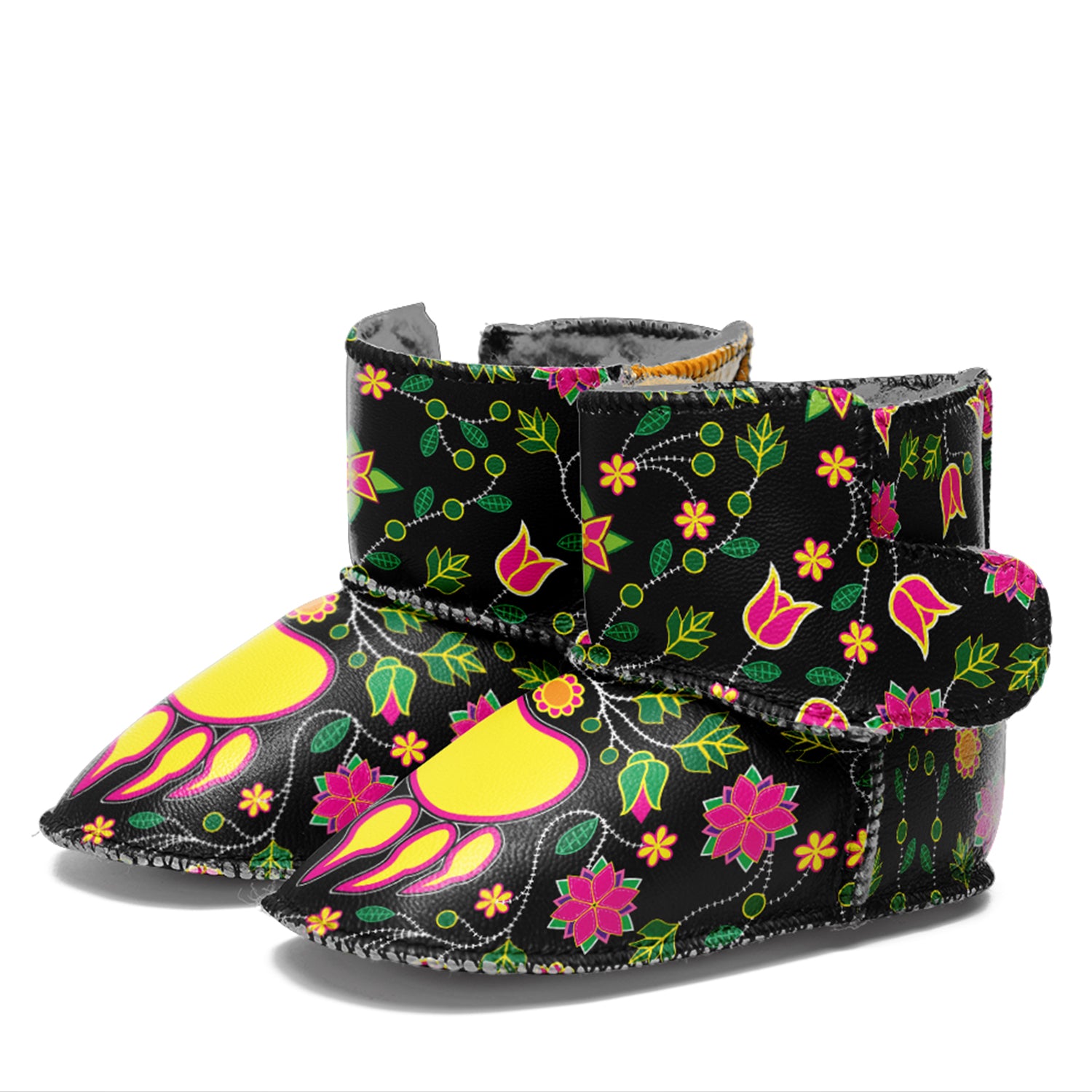 Floral Bearpaw Baby Boots