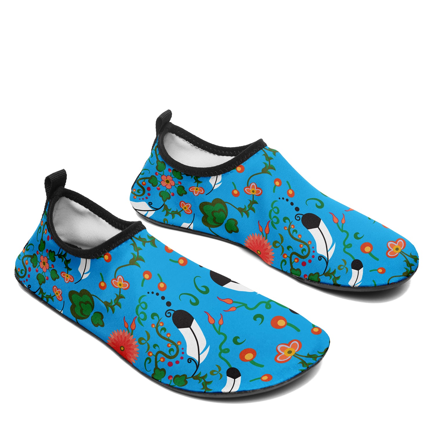 New Growth Bright Sky Kid's Sockamoccs Slip On Shoes