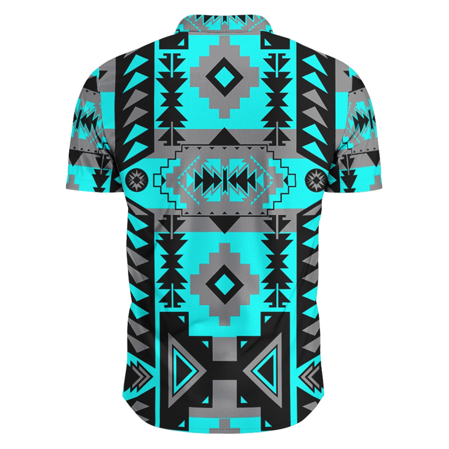 Chiefs Mountain Sky Hawaiian-Style Button Up Shirt