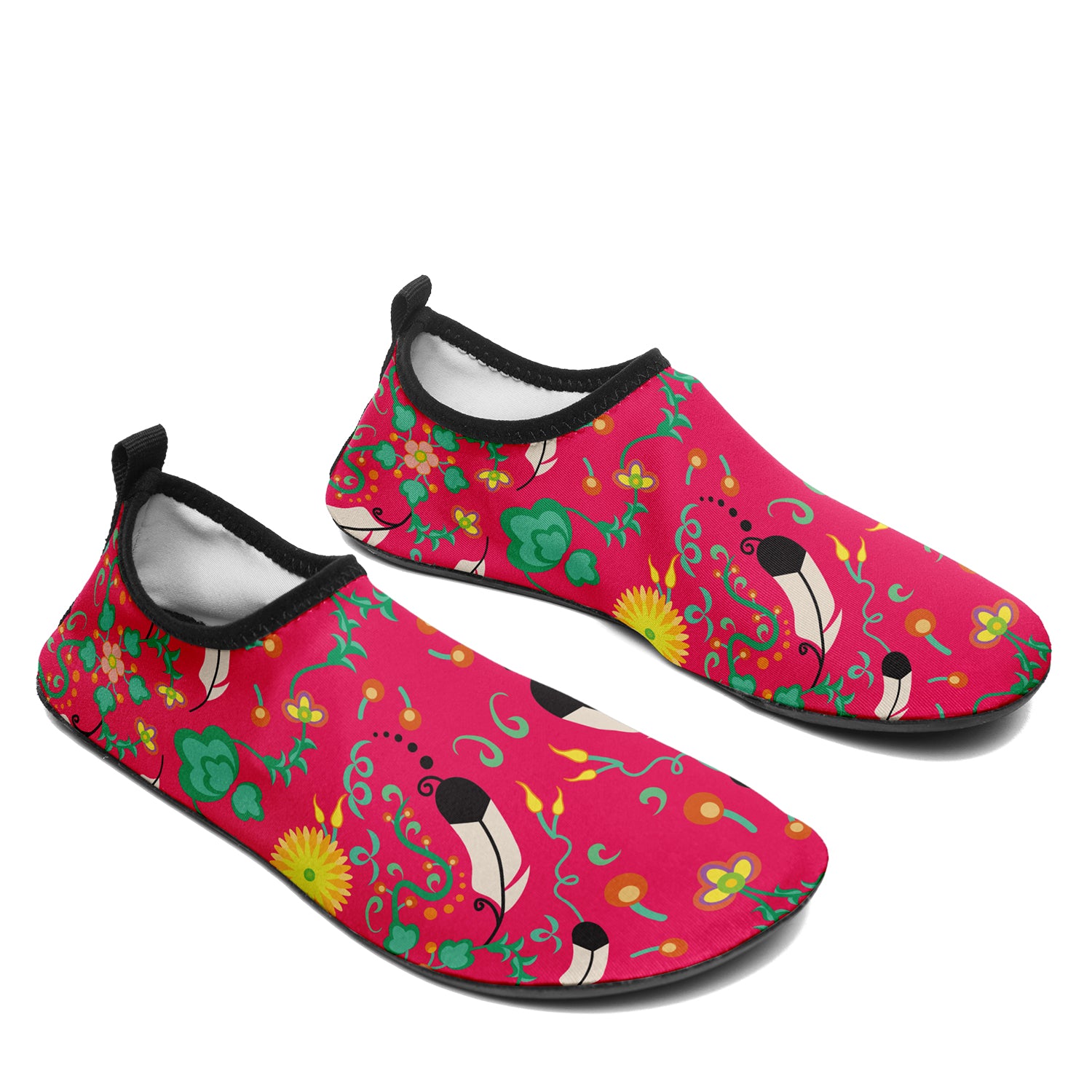 New Growth Pink Kid's Sockamoccs Slip On Shoes