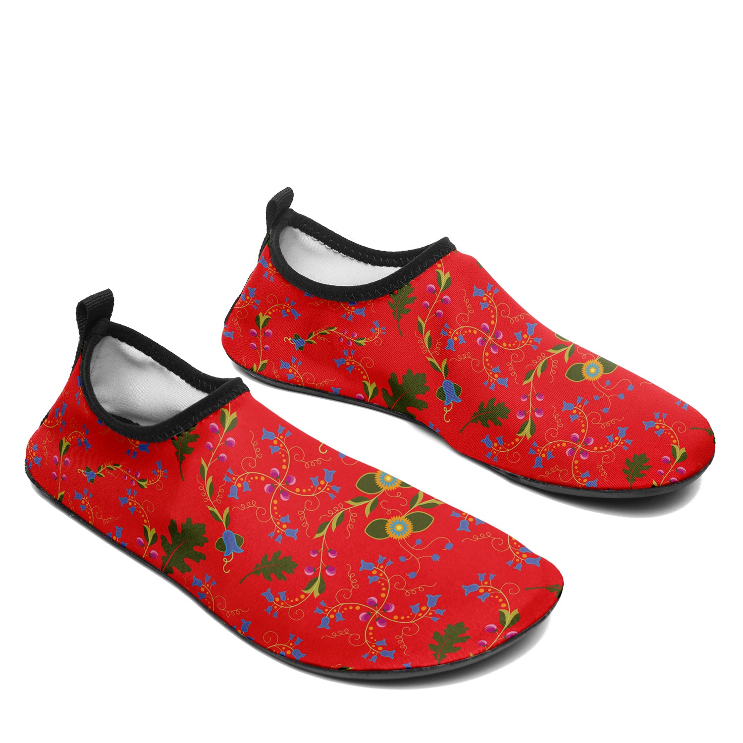 Vine Life Scarlet Kid's Sockamoccs Slip On Shoes