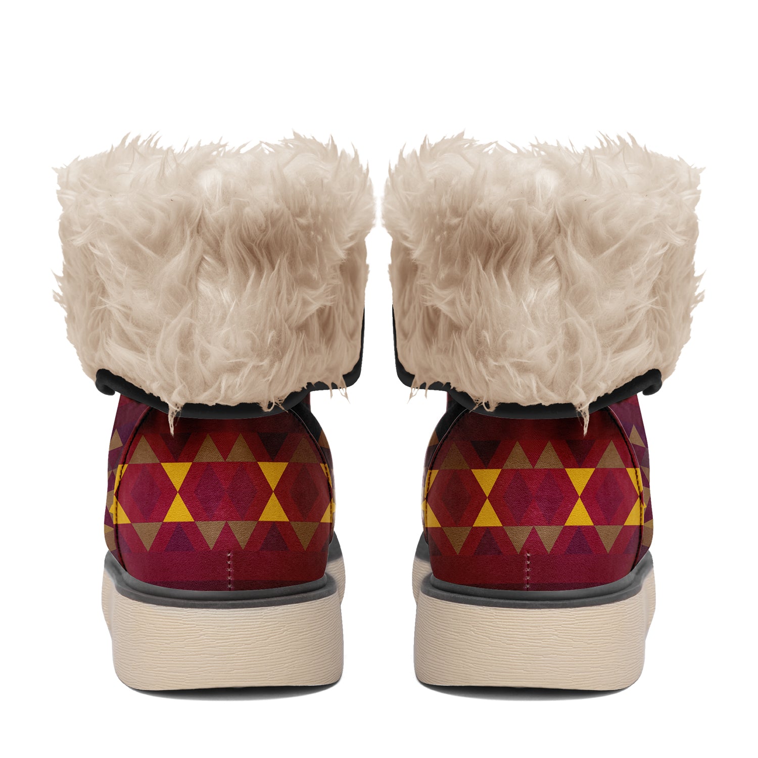 Gold Wool Polar Winter Boots