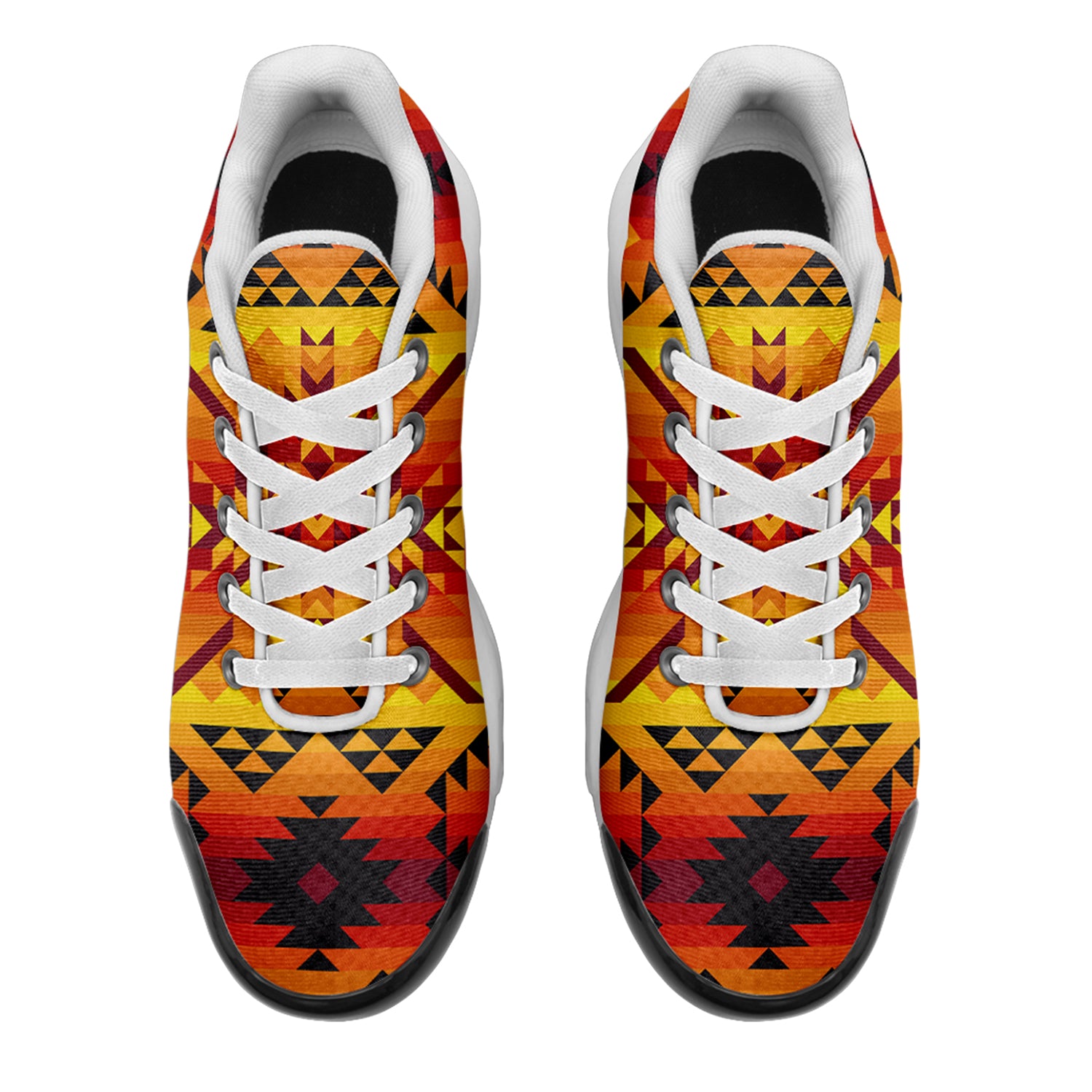 Desert Geo Yellow Red Niowaa Air Cushion Shoes