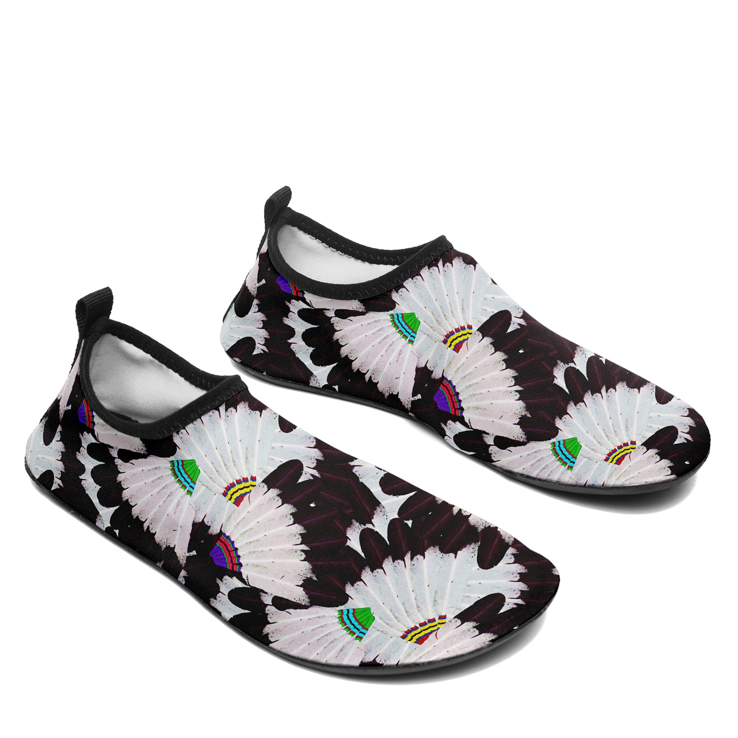 Eagle Feather Fans Kid's Sockamoccs Slip On Shoes