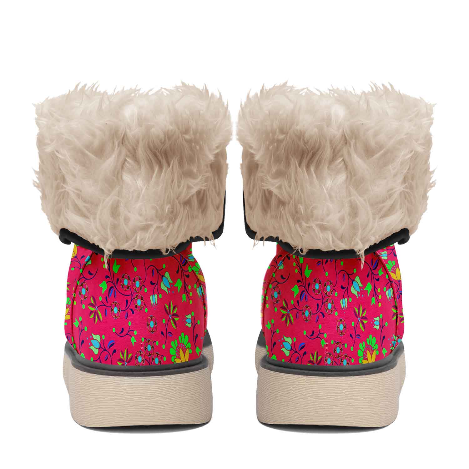 Fleur Indigine Rouge Polar Winter Boots