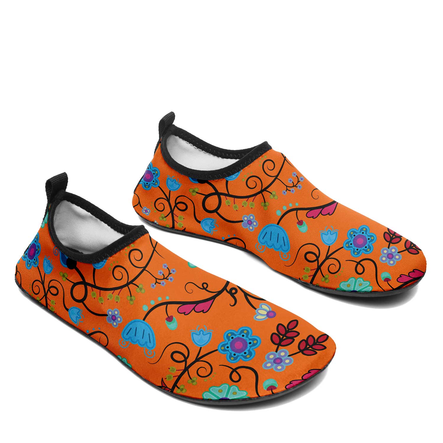 Nipin Blossom Carrot Kid's Sockamoccs Slip On Shoes