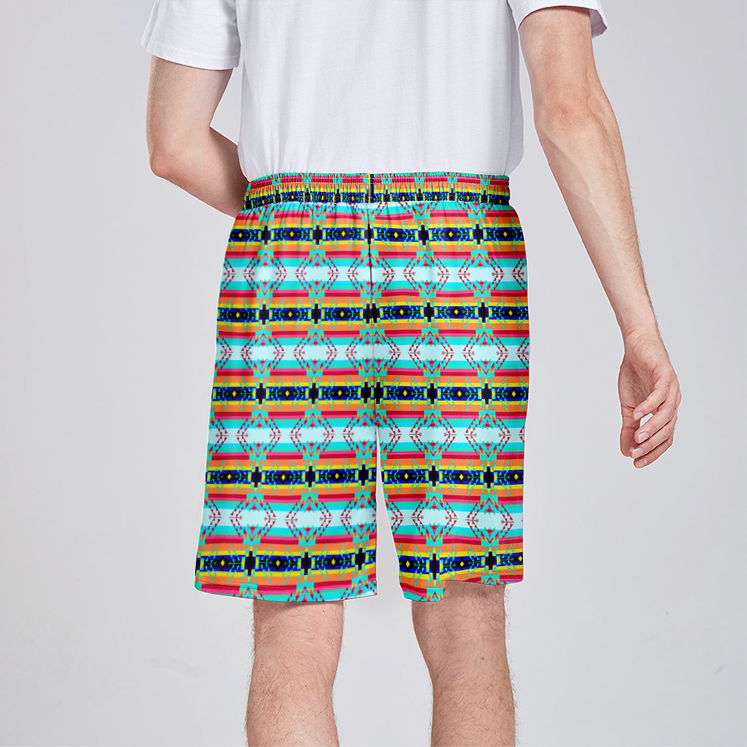 Sacred Spring Athletic Shorts with Pockets