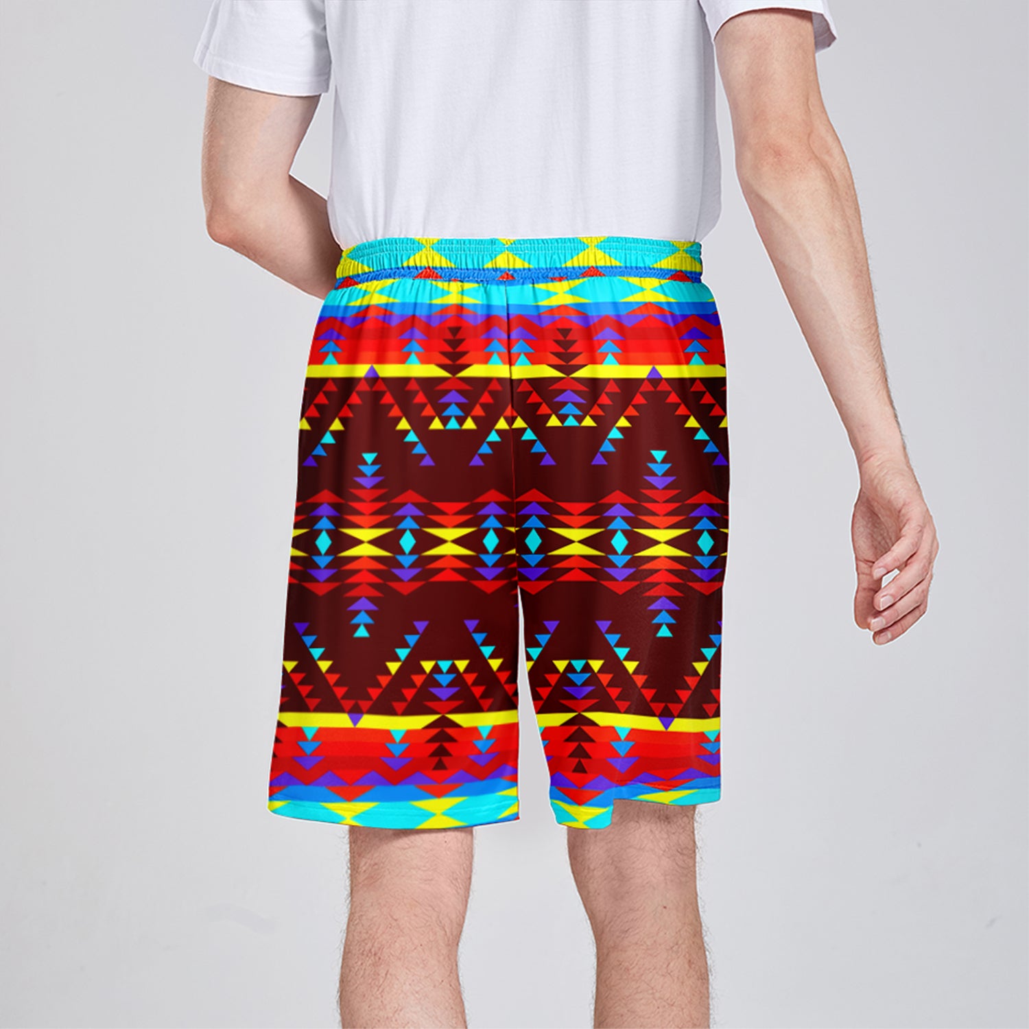 Visions of Lasting Peace Athletic Shorts with Pockets