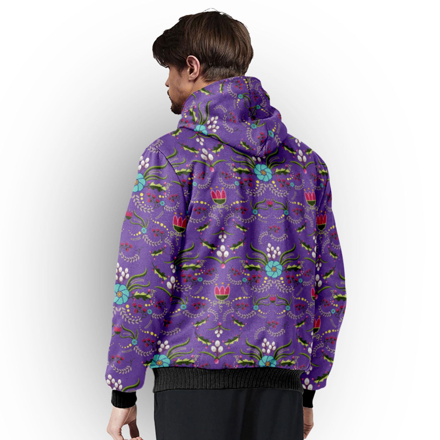 First Bloom Royal Sherpa Hoodie