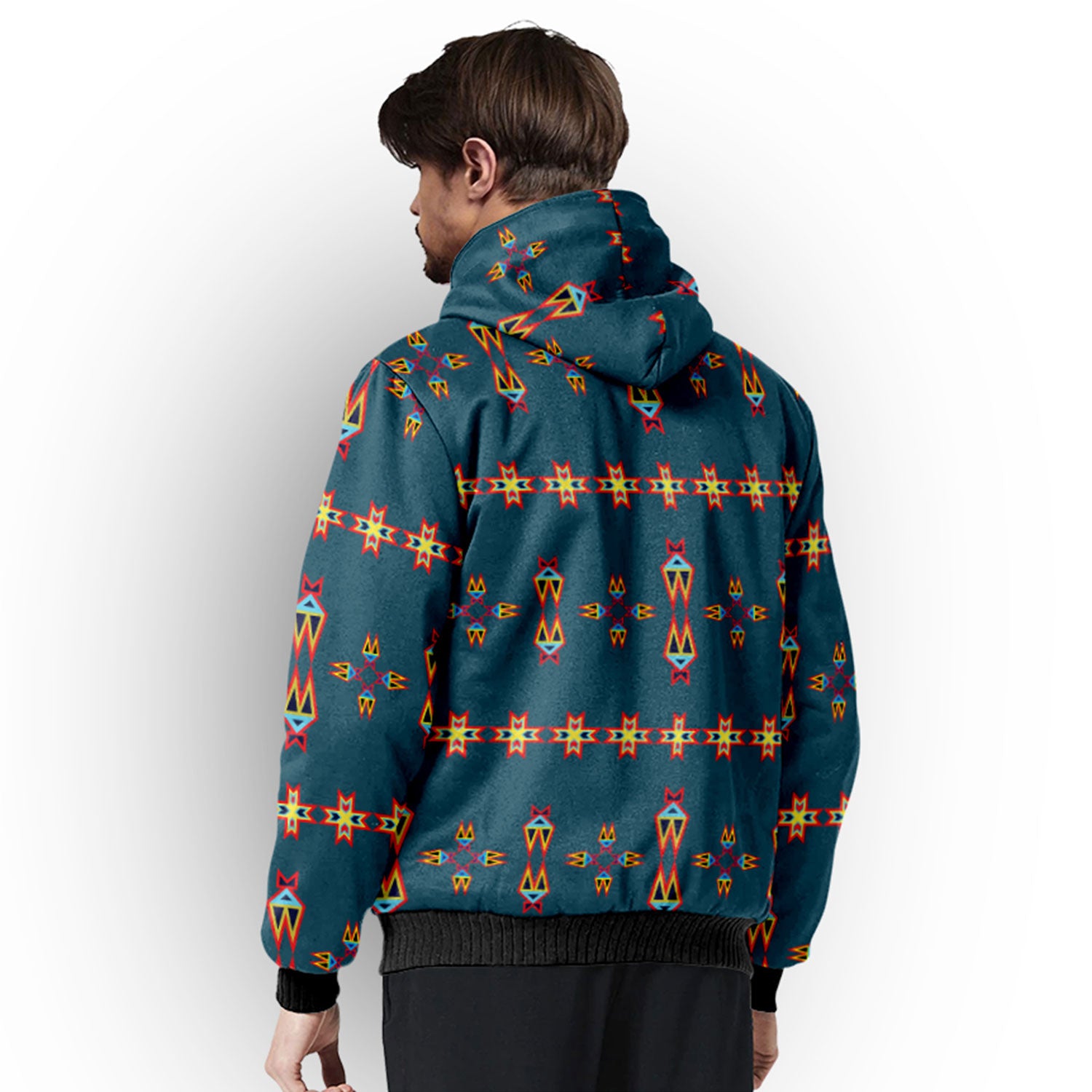 Four Directions Lodges Ocean Sherpa Hoodie