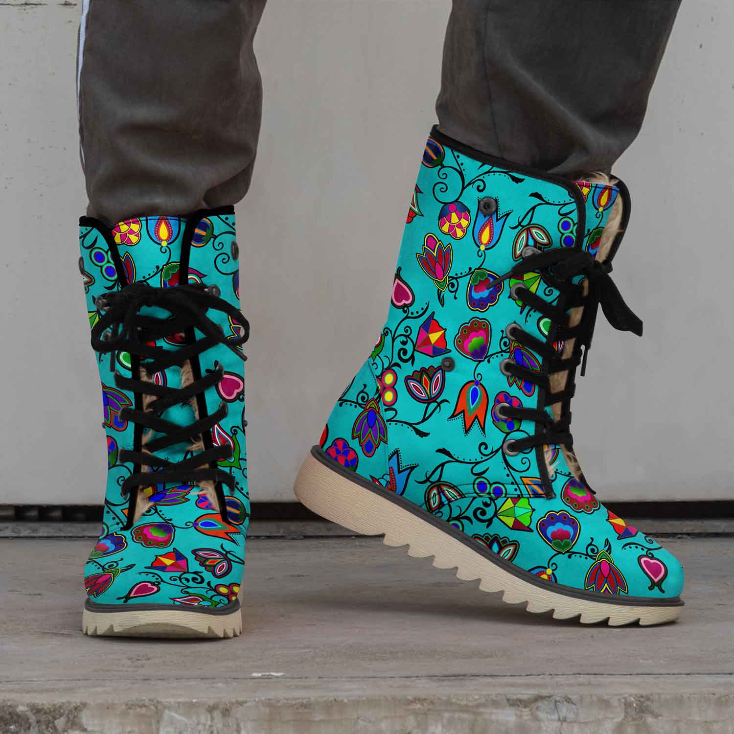 Indigenous Paisley Sky Polar Winter Boots