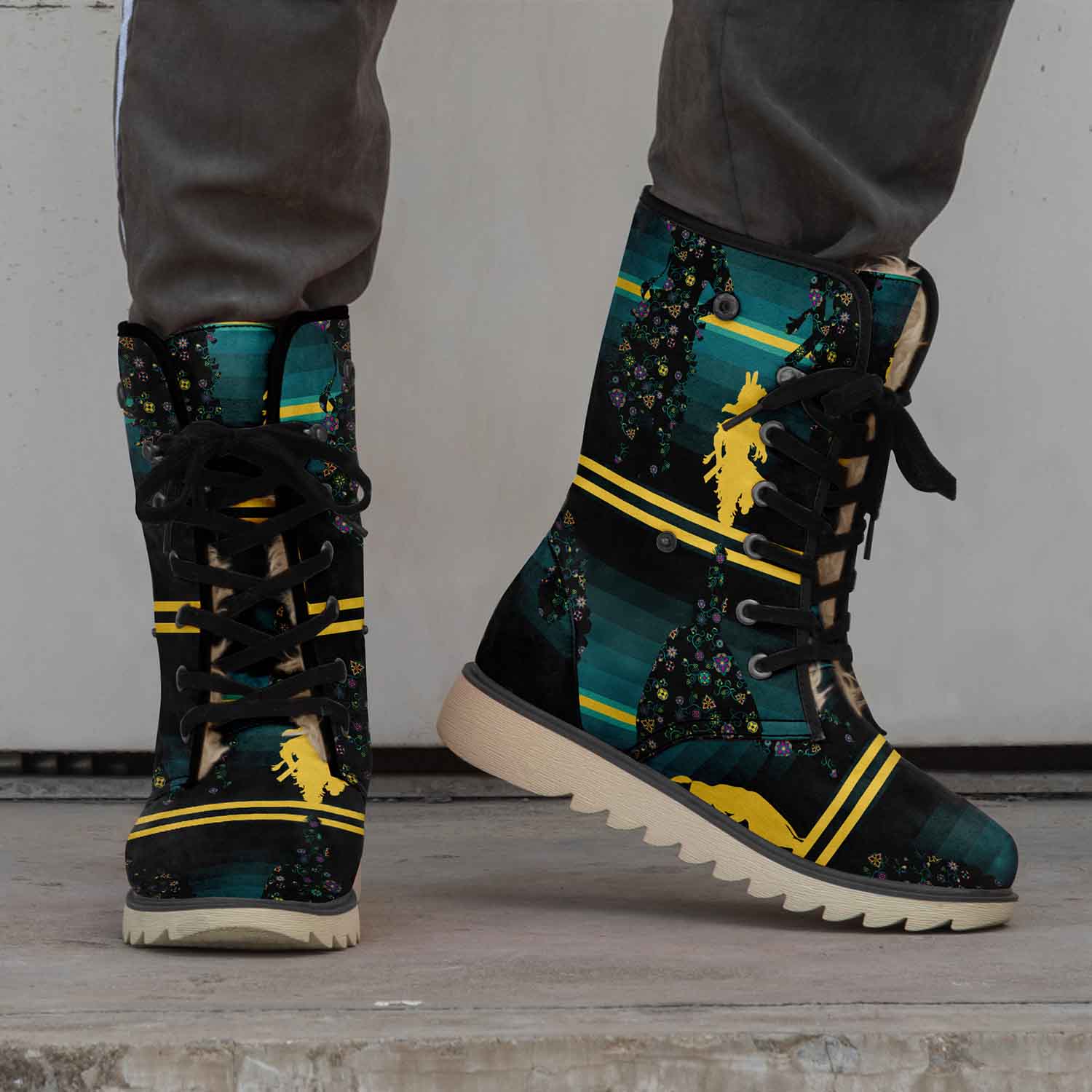 Dancers Inspire Green Polar Winter Boots