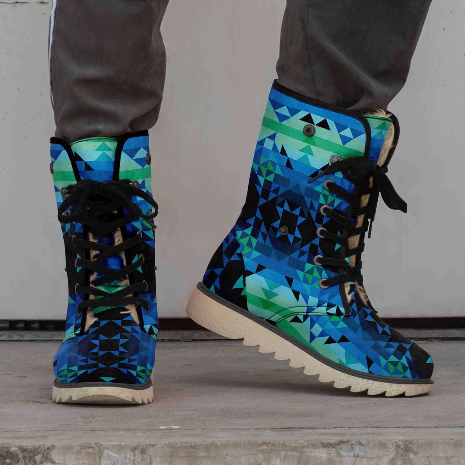 Green Star Polar Winter Boots