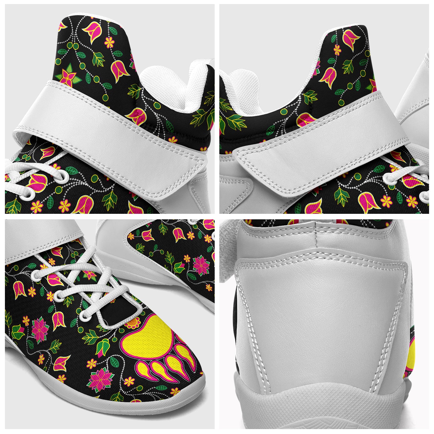 Floral Bearpaw Kid's Ipottaa Basketball / Sport High Top Shoes