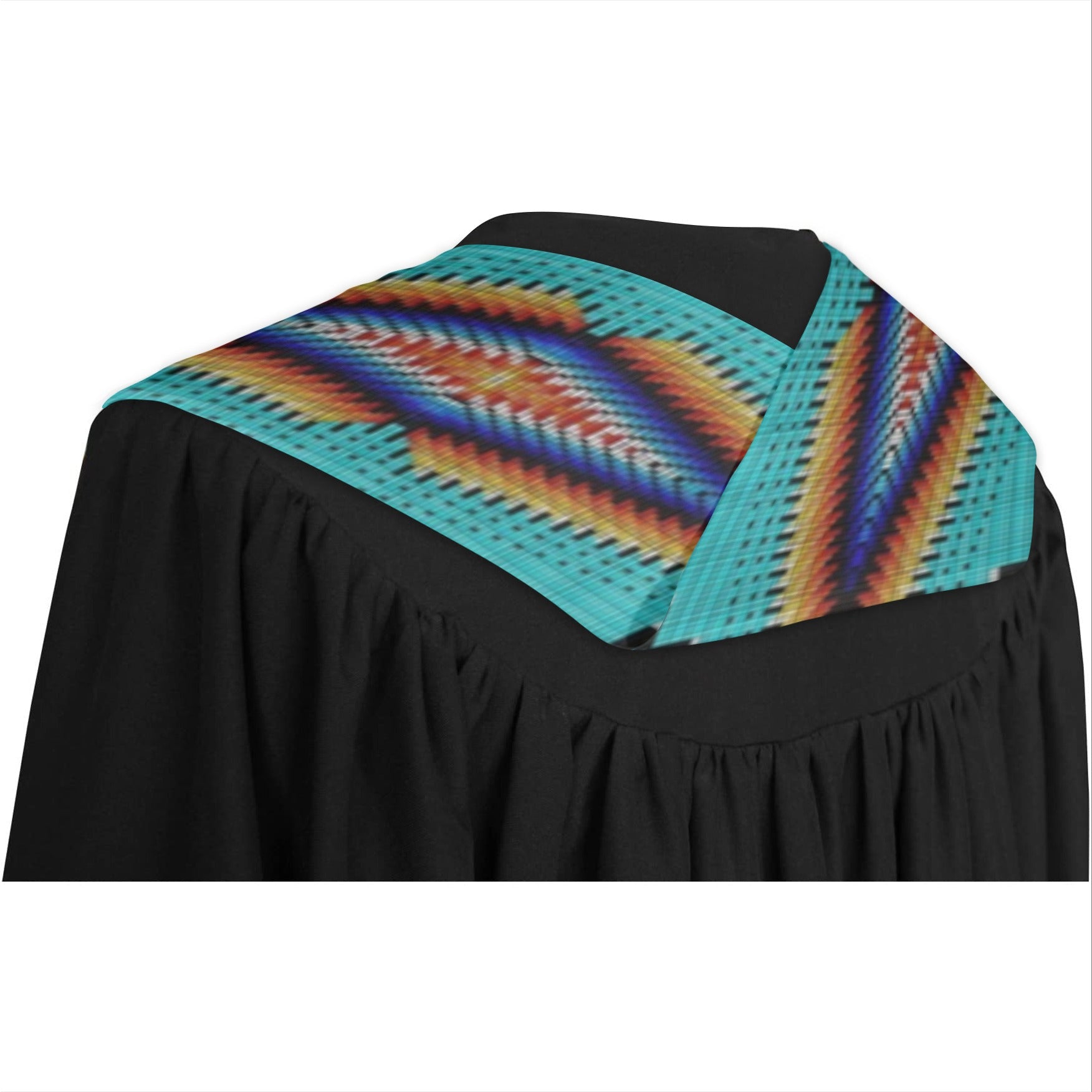 Diamond in the Bluff Turquoise Graduation Stole