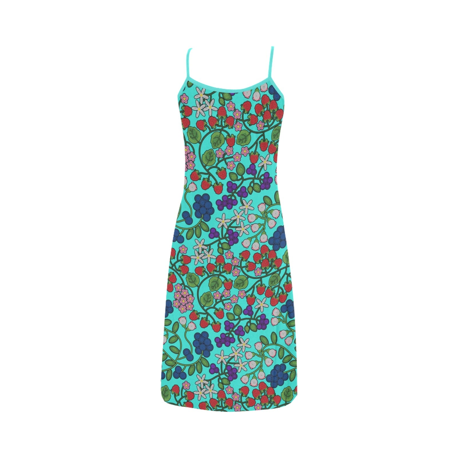 Takwakin Harvest Turquoise Alcestis Slip Dress