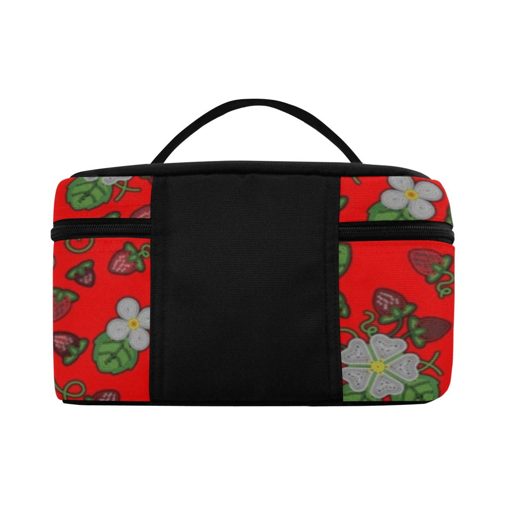 Strawberry Dreams Fire Cosmetic Bag/Large