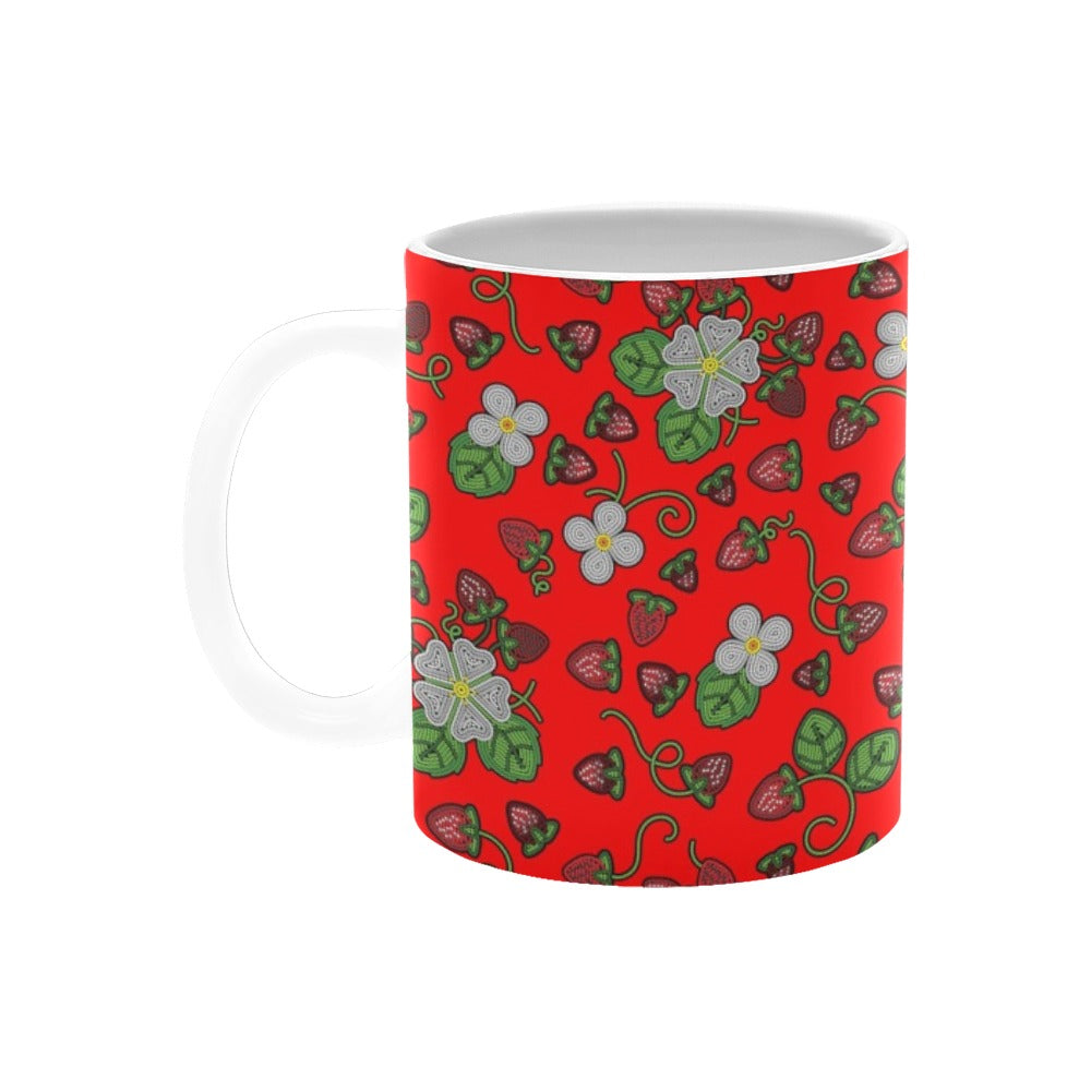 Strawberry Dreams Fire White Mug(11OZ)