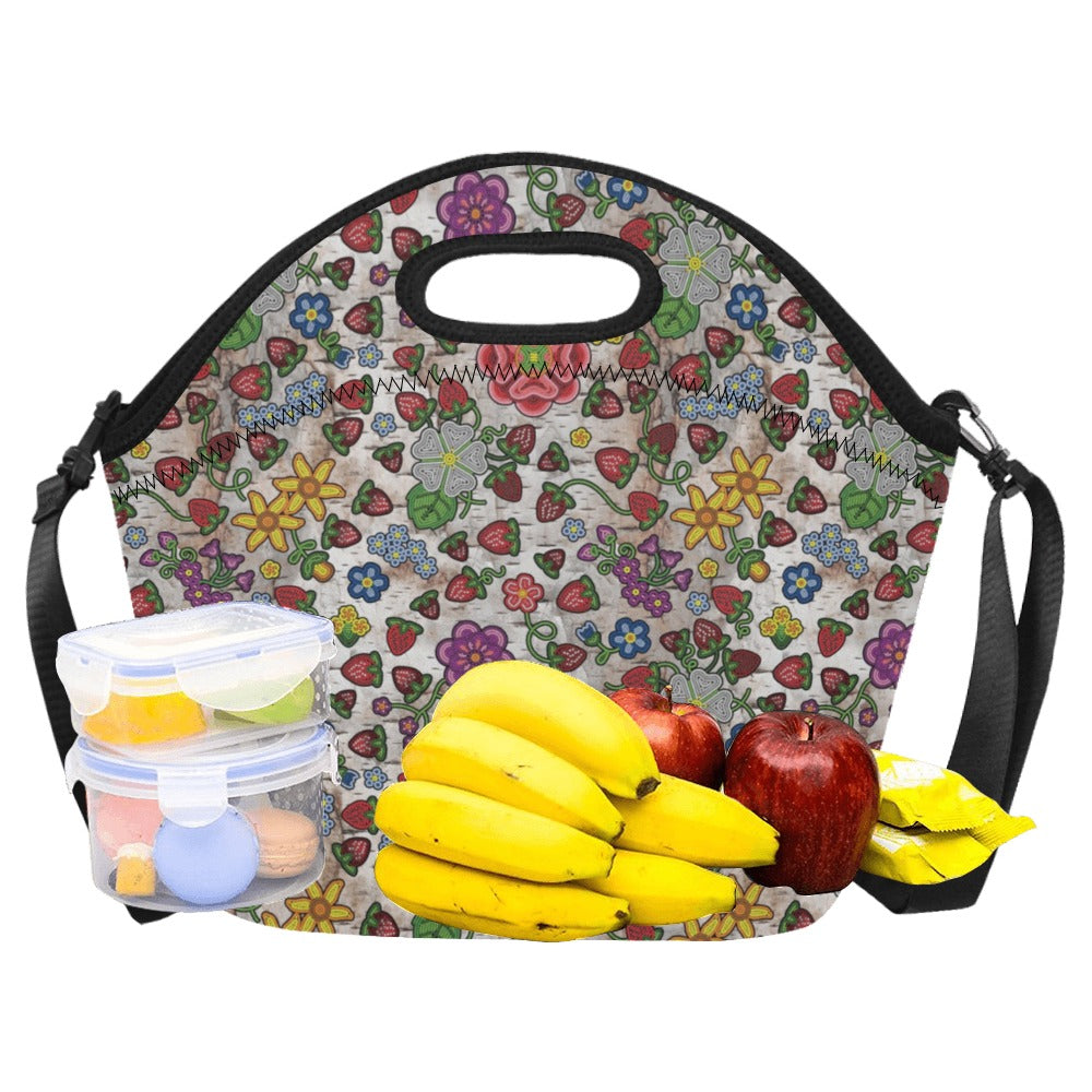 Berry Pop Br Bark Neoprene Lunch Bag/Large