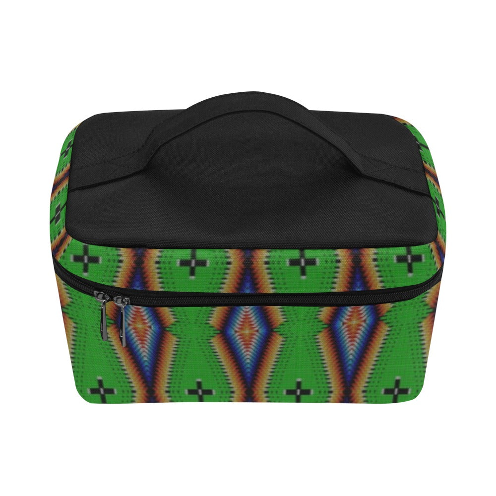 Diamond in the Bluff Lime Cosmetic Bag/Large