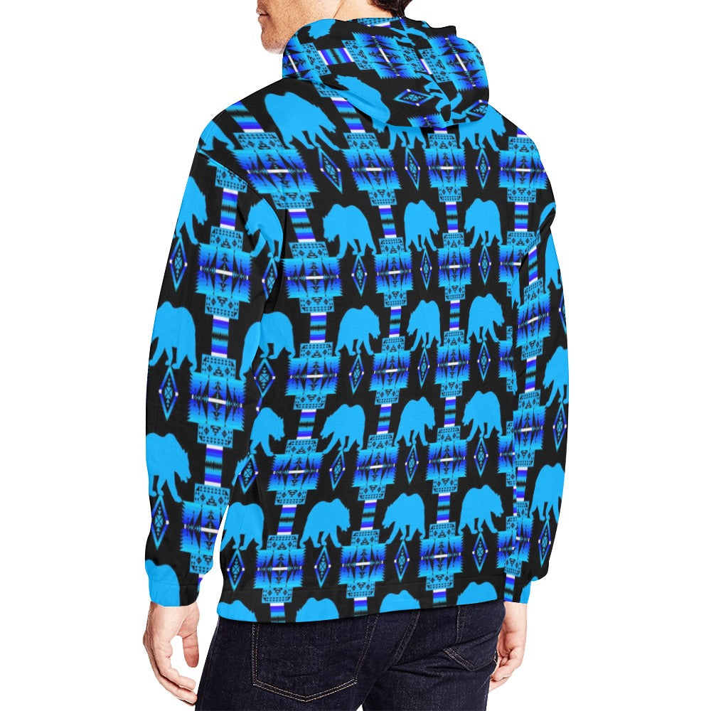 Midnight Lake Bear Hoodie for Men (USA Size)