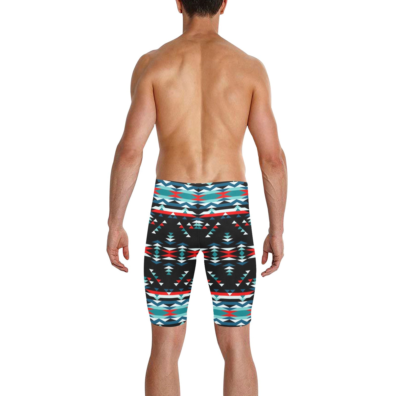 Visions of Peaceful Nights Men's Knee Length Swimming Trunks