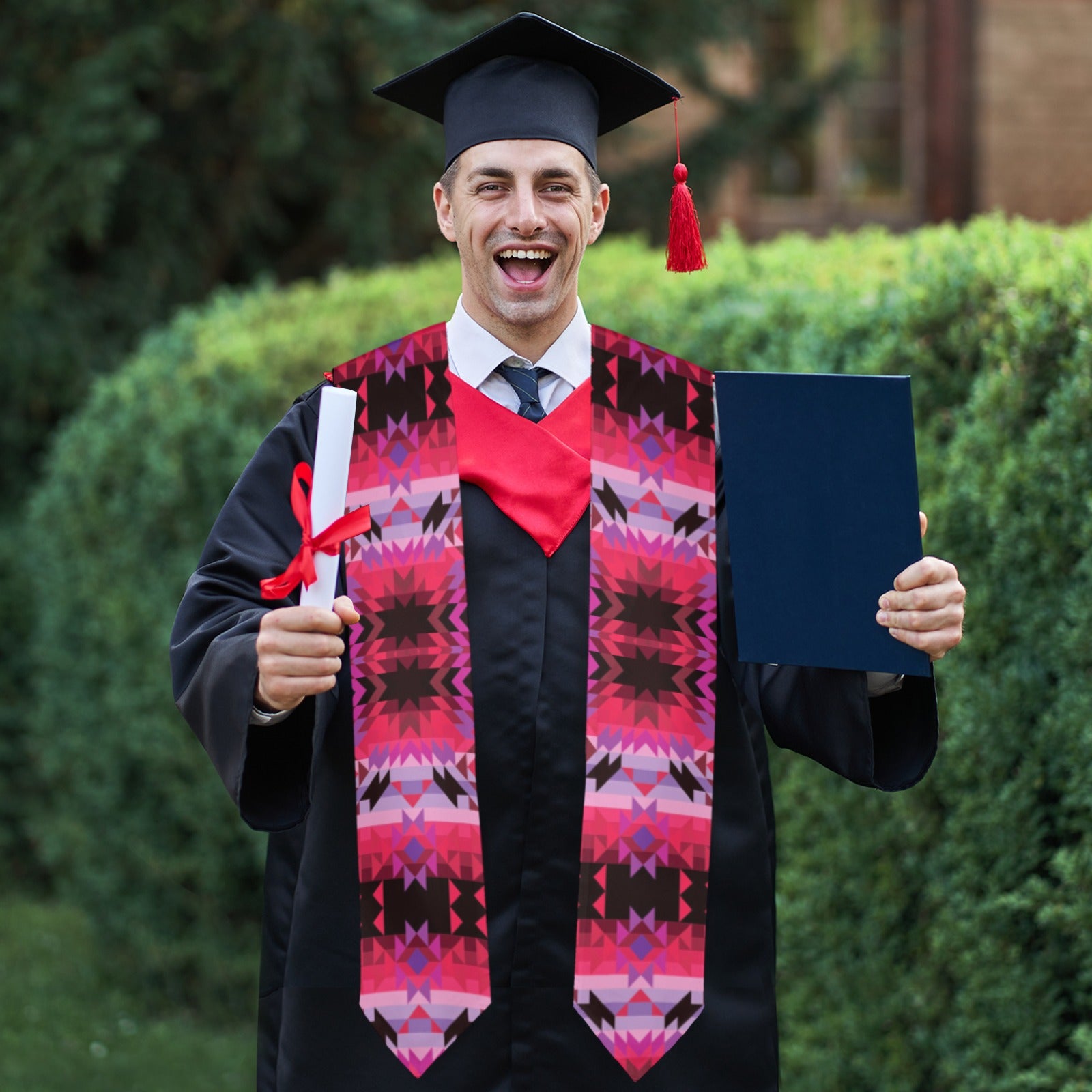 Red Star Graduation Stole