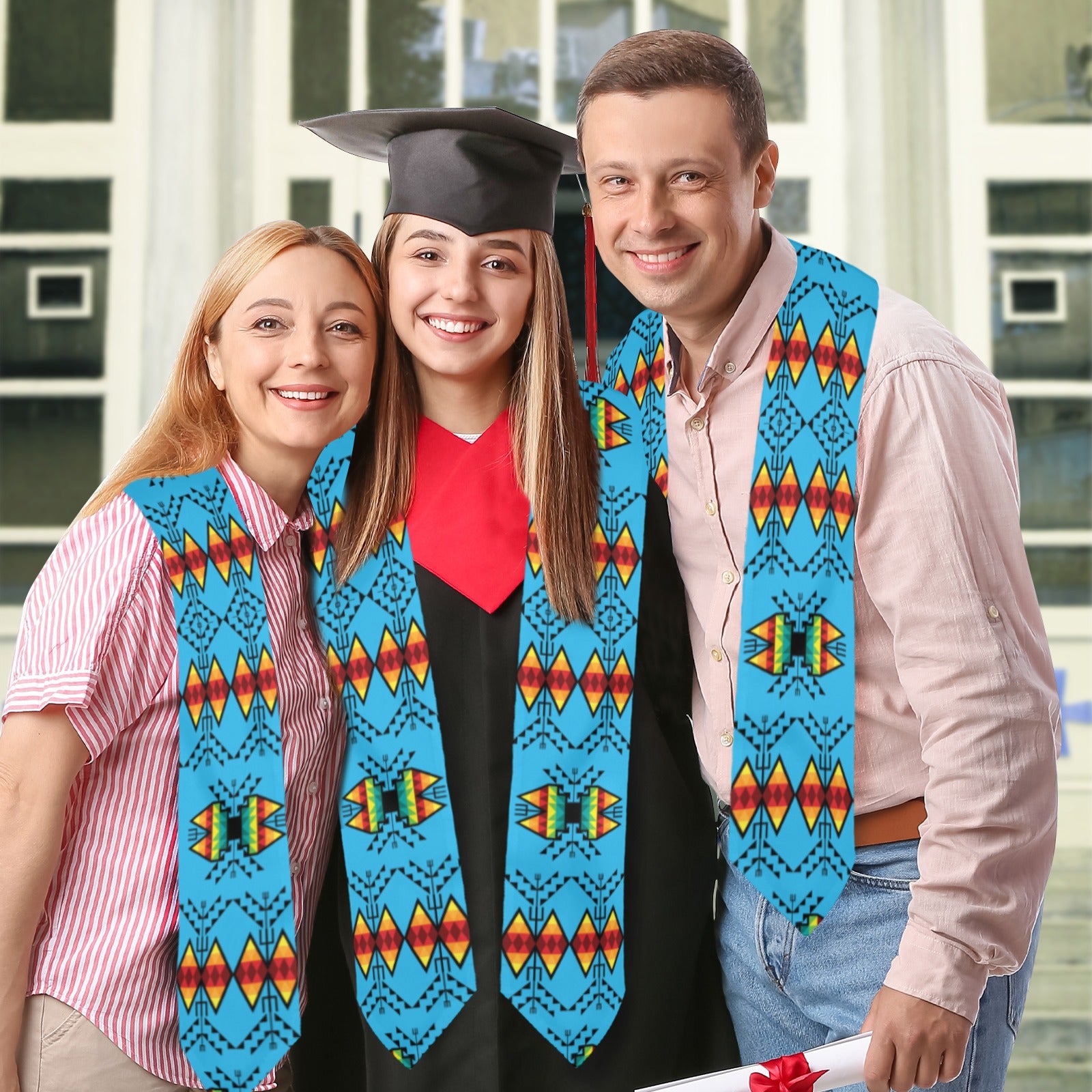 Sacred Trust Sky Graduation Stole