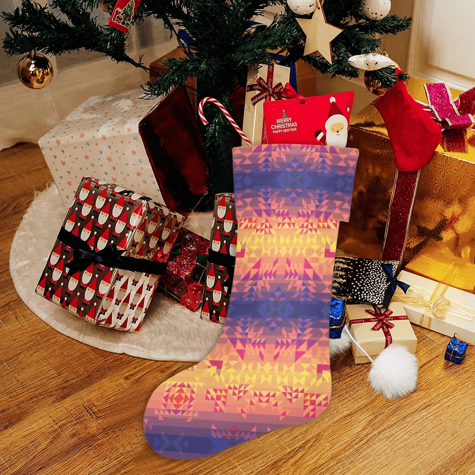 Soleil Indigo Christmas Stocking