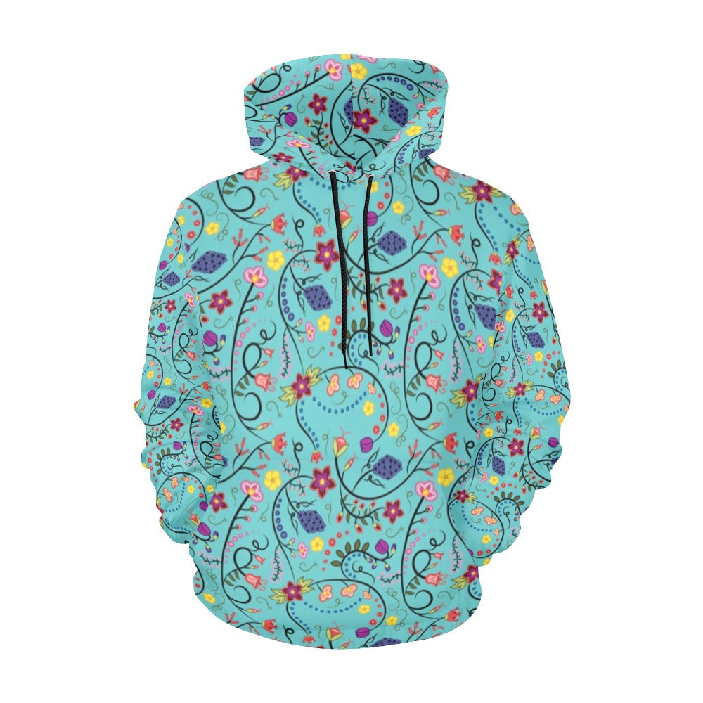 Fresh Fleur Sky Hoodie for Women (USA Size)