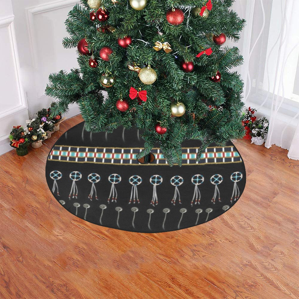 Beaded Bracelet Christmas Tree Skirt 47" x 47"