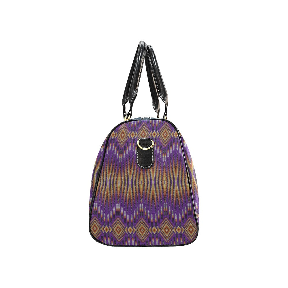Fire Feather Purple Waterproof Travel Bag