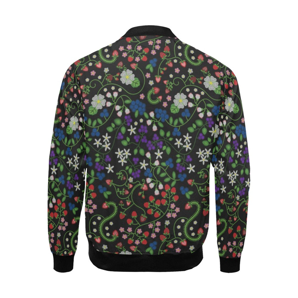 Grandmother Stories Midnight All Over Print Bomber Jacket for Men