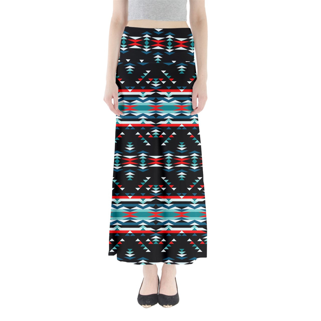 Visions of Peaceful Nights Full Length Maxi Skirt