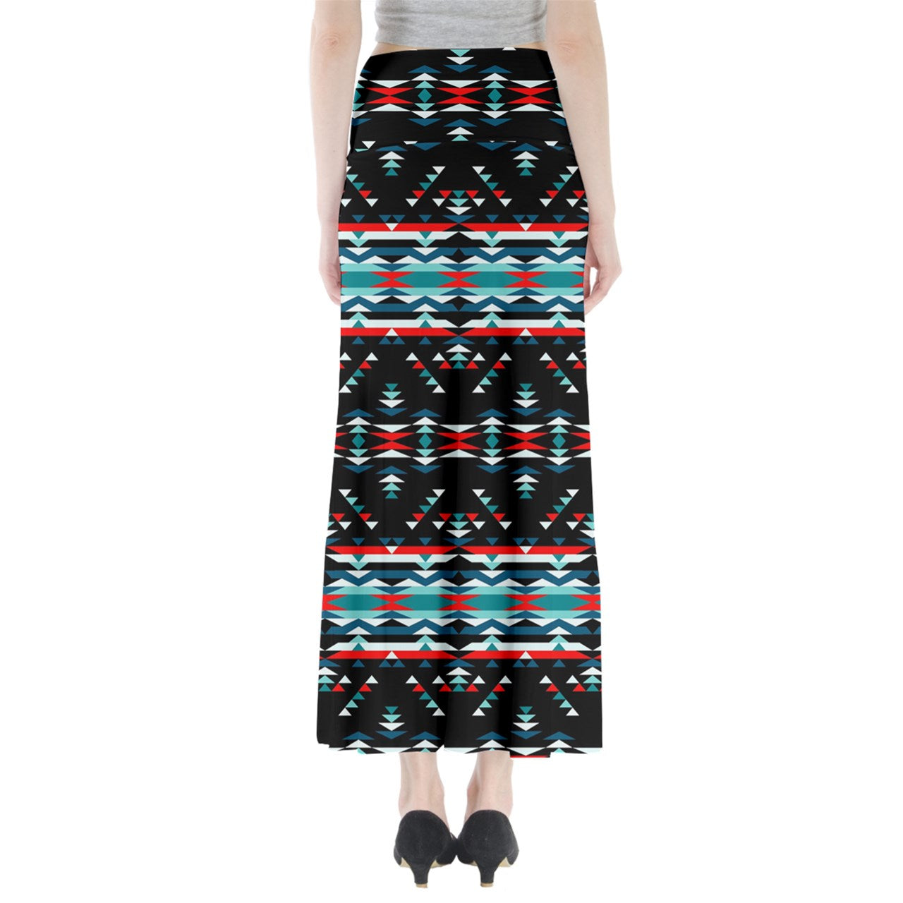 Visions of Peaceful Nights Full Length Maxi Skirt