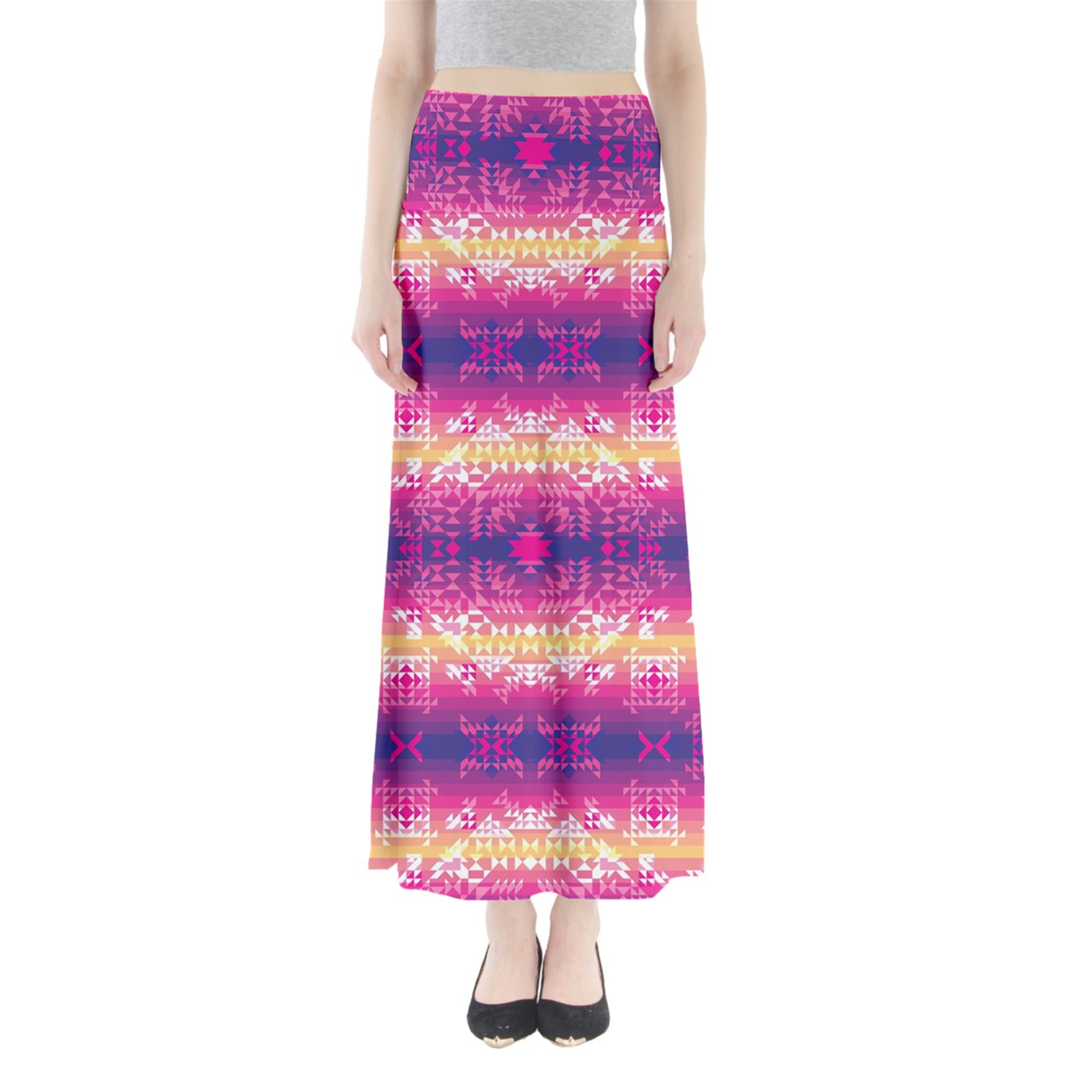 Soleil Overlay Full Length Maxi Skirt