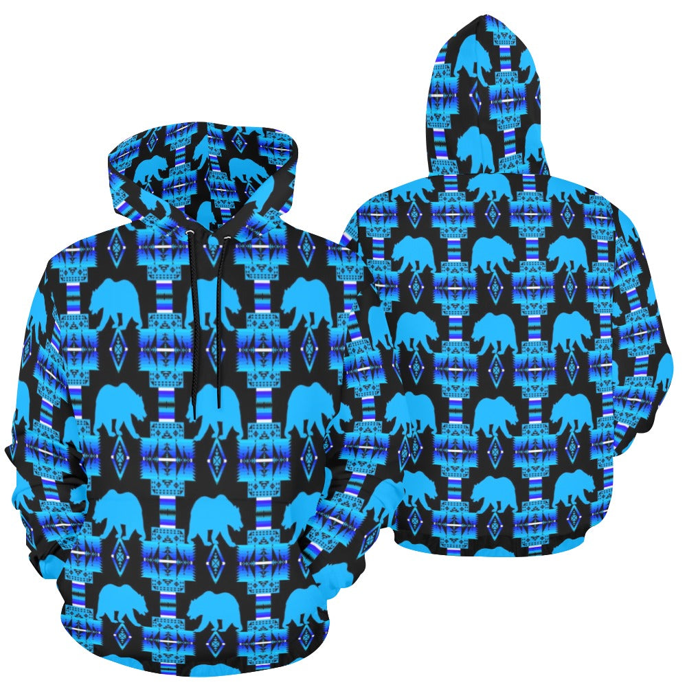 Midnight Lake Bear Hoodie for Men (USA Size)