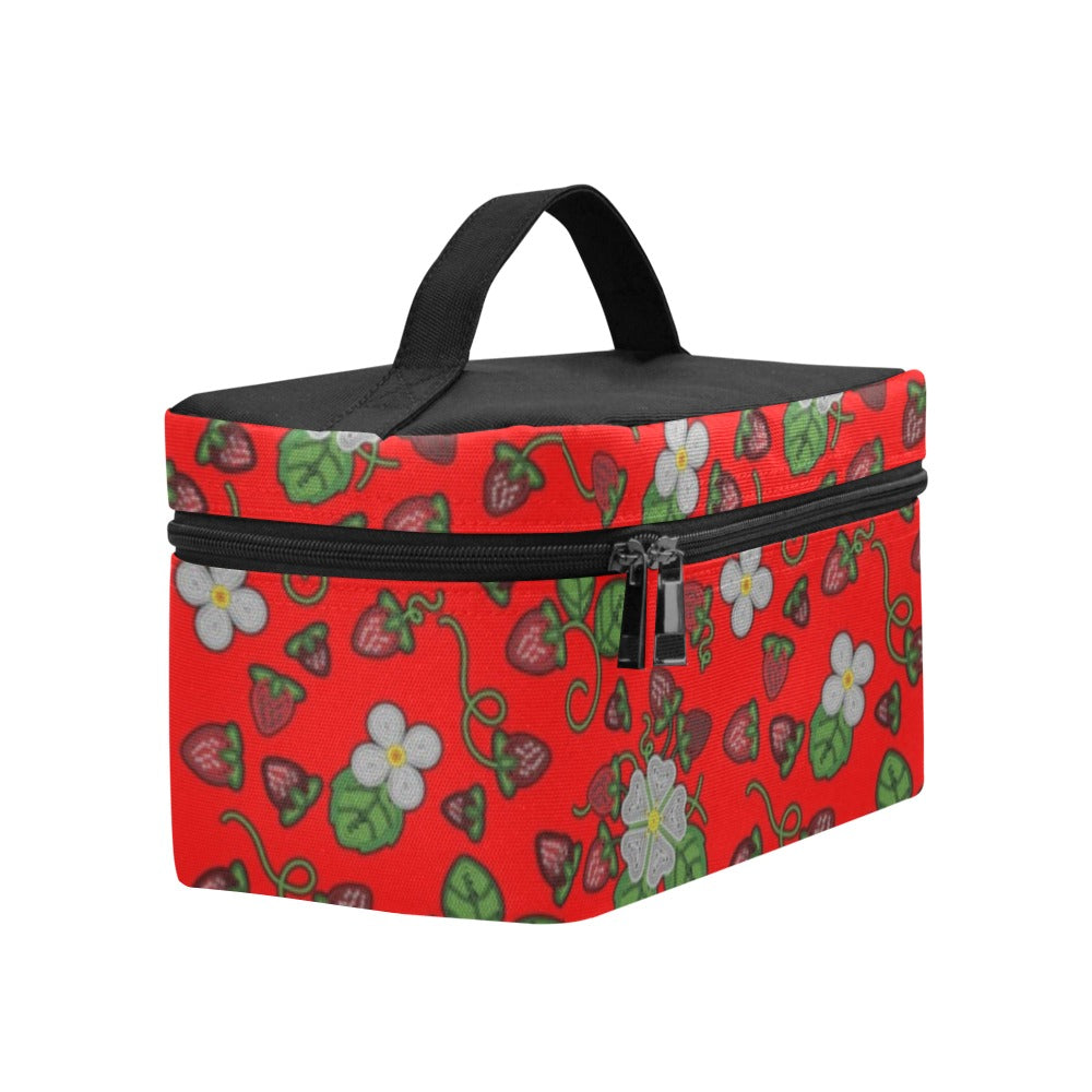 Strawberry Dreams Fire Cosmetic Bag/Large