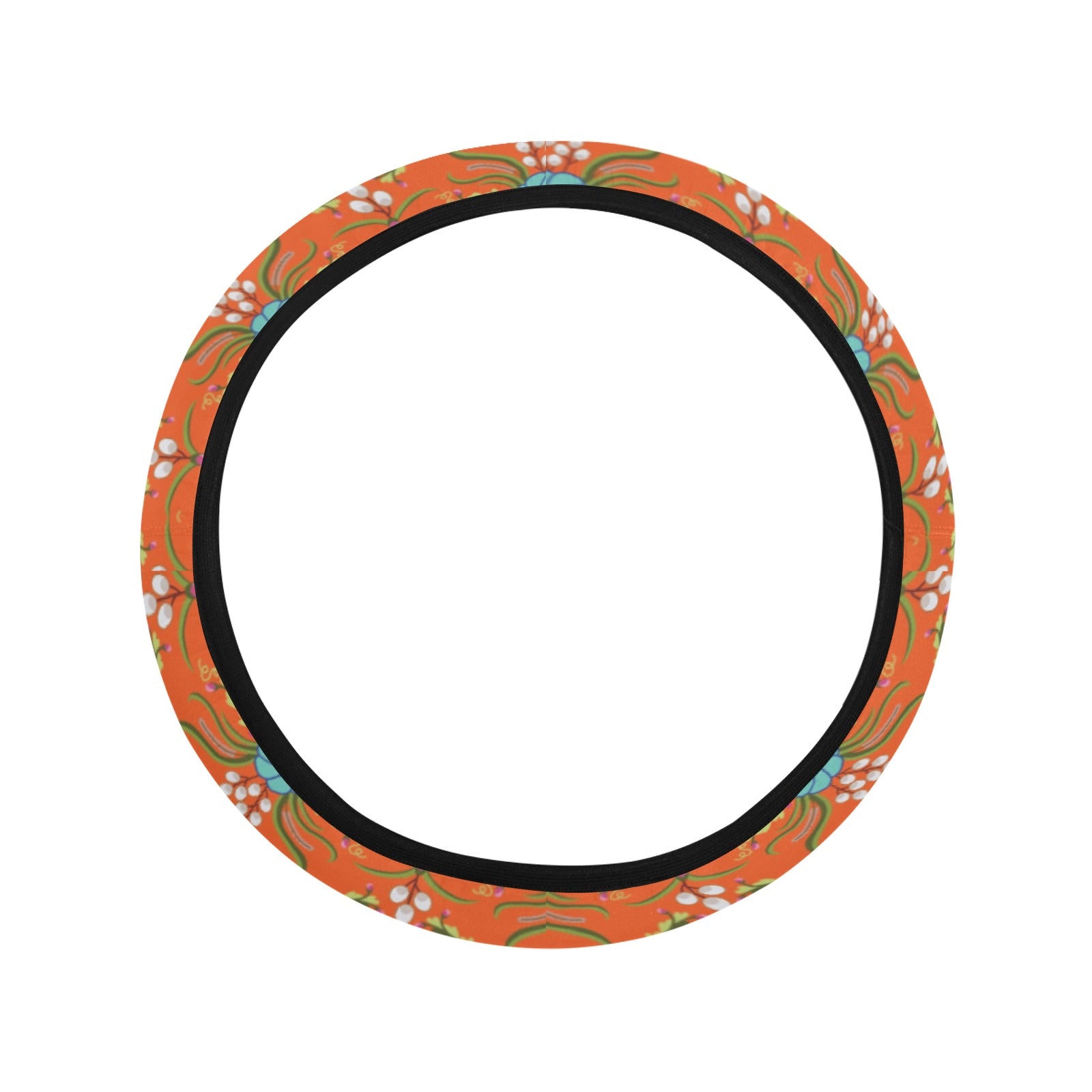 First Bloom Carrots Steering Wheel Cover with Elastic Edge