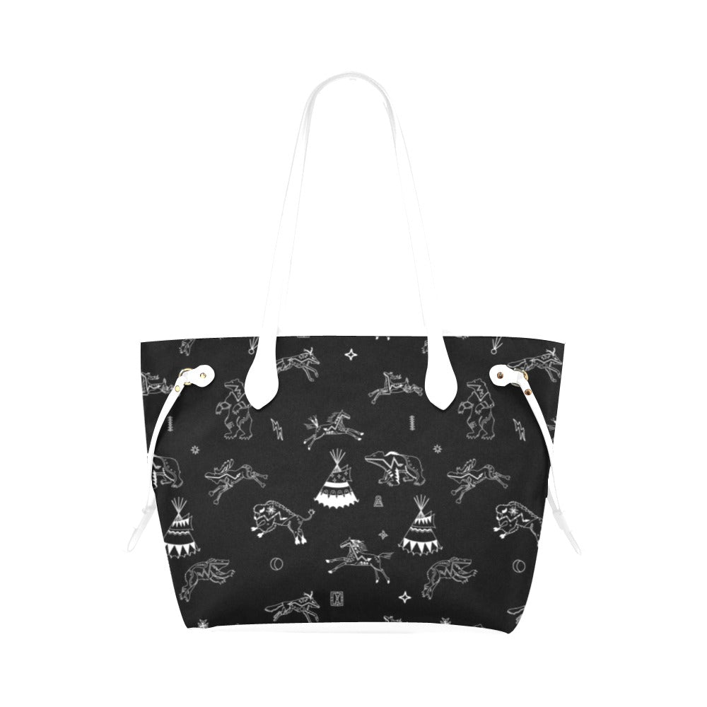 Ledger Dabbles Black Clover Canvas Tote Bag