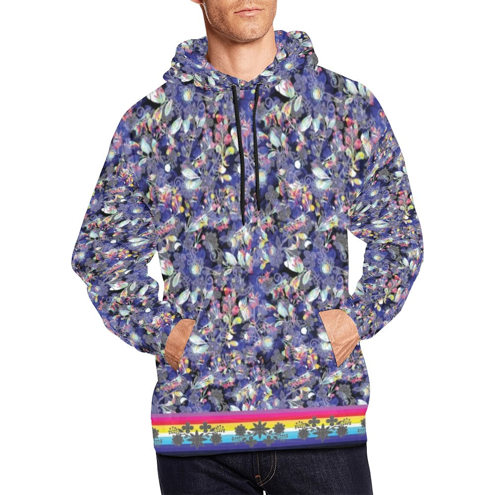 Culture in Nature Blue Hoodie for Men (USA Size)