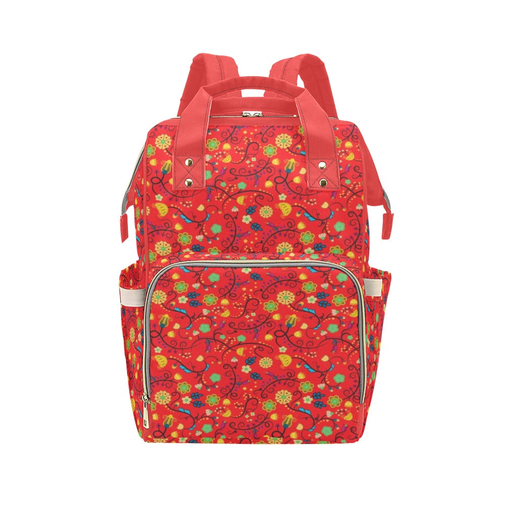 Nipin Blossom Fire Multi-Function Diaper Backpack/Diaper Bag