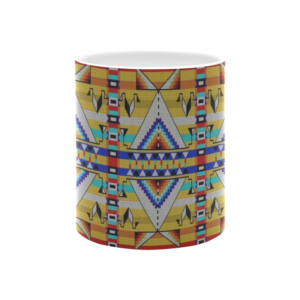 Medicine Blessing Yellow White Mug(11OZ)